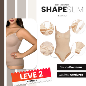 [COMPRE 1 LEVE 2] | Body Modelador - SlimShape™ - O Segredo para uma Cinturinha Perfeita 🔥